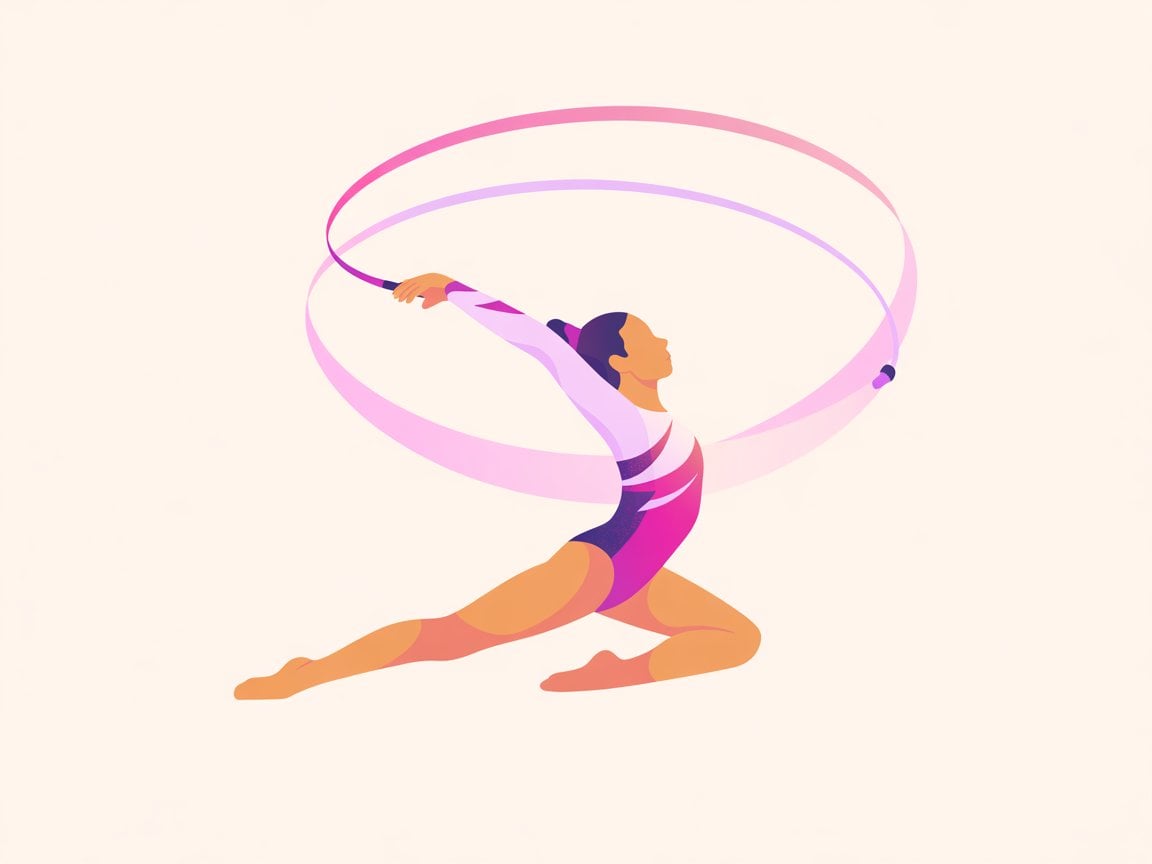 Corso di ginnastica ritmica con nastro e cerchio — Aurora 76 A.S.D. Camisano Vicentino